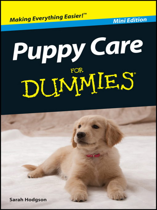 Title details for Puppy Care For Dummies by Sarah Hodgson - Available